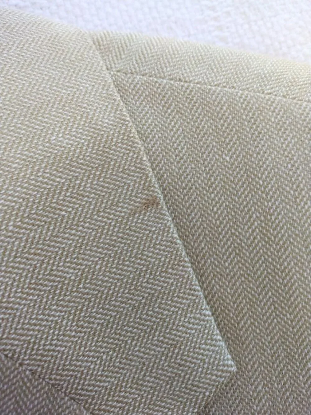 Petrocelli Men's 54R Sportcoat Jacket Silk & Wool Blend Beige Tan Lined FLAWS